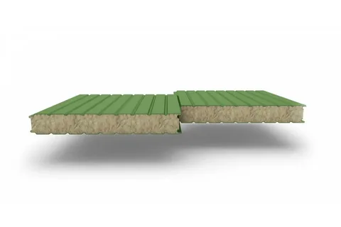 Стеновые сэндвич-панели 80 мм с минеральной ватой